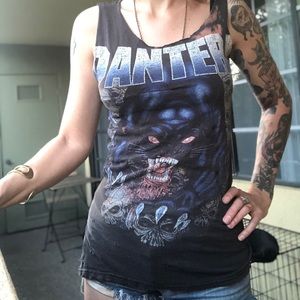 Vintage Pantera shirt band tee